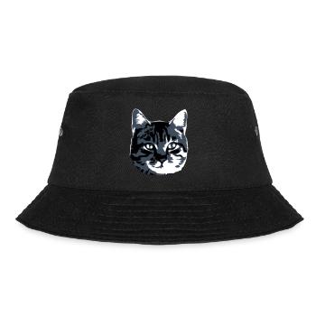 Cat Realistic Pet Cute Cute Kitten - Bucket Hat - black - Front - Lela (165cm)