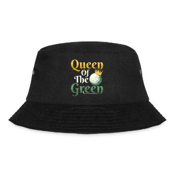 Queen Of The Green Golf Golfer - Bucket Hat - black - Front - Lela (165cm)