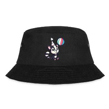Skunk Birthday Baby - Bucket Hat - black - Front - Lela (165cm)
