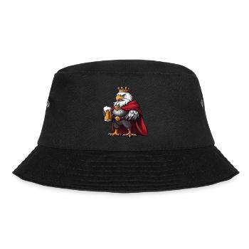 Adler Bier Lustig - Bucket Hat - Schwarz - Vorne - Lela (165cm)