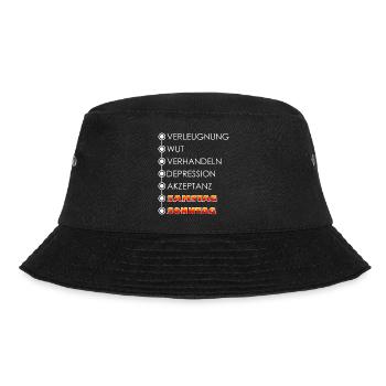 Days of the Week / Weekly Cycle - Bucket Hat - black - Front - Lela (165cm)