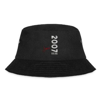 18. Geburtstag Geschenk Mann Original Juni 2007 - Bucket Hat - Schwarz - Vorne - Lela (165cm)