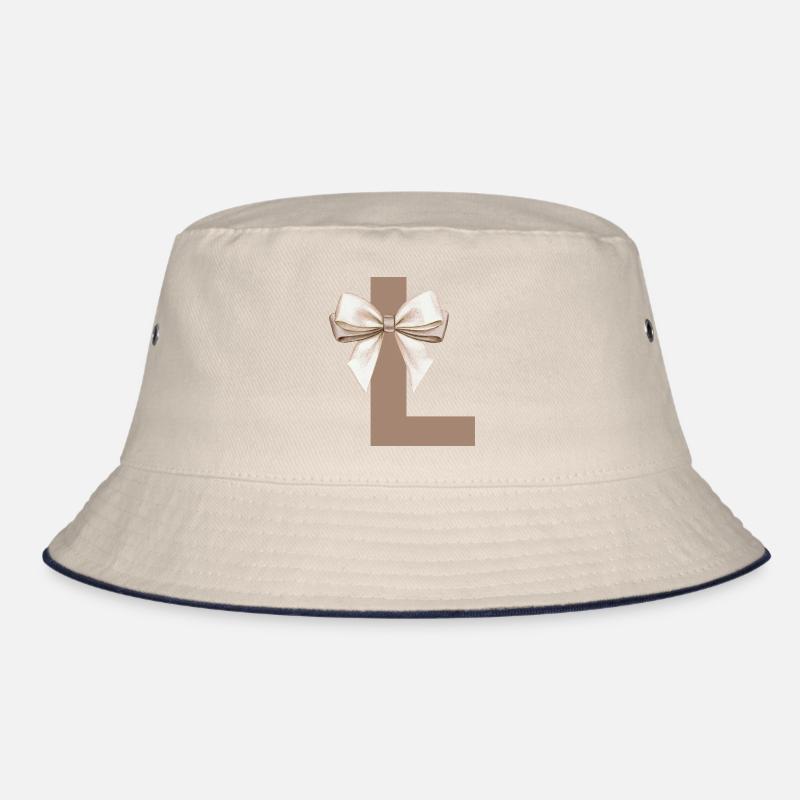 Buchstabe L Knoten Bucket Hat