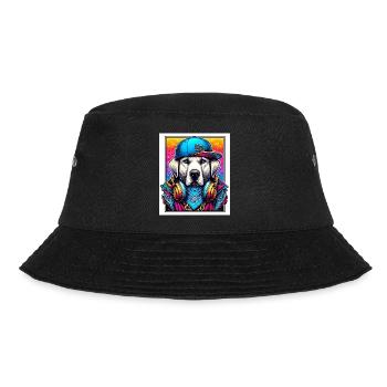 dog - Bucket Hat - black - Front - Lela (165cm)