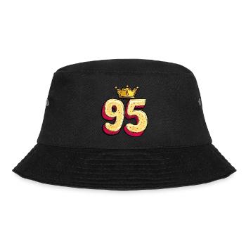 95 Number Crown - Bucket Hat - black - Front - Lela (165cm)