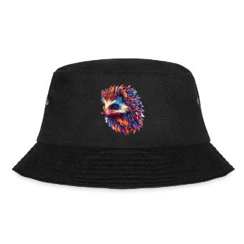Igel Bunt - Bucket Hat - Schwarz - Vorne - Lela (165cm)