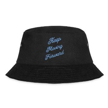 Mach weiter voran - Bucket Hat - Schwarz - Vorne - Lela (165cm)