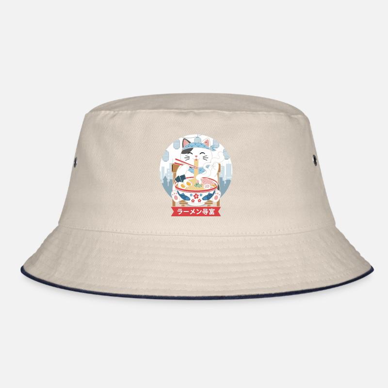 Neko Ramen Feast Bucket Hat