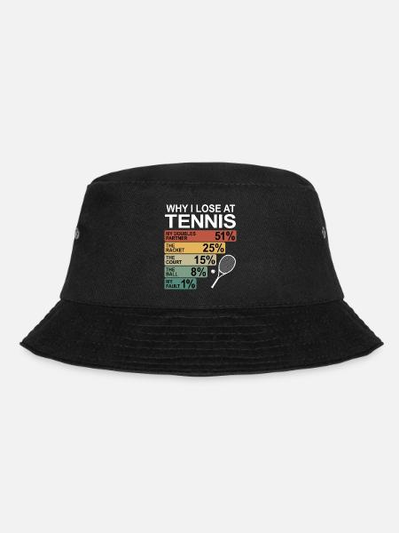 Pourquoi je perds au tennis | Tennis amusant - Bob - noir