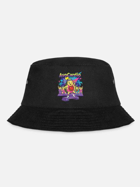 AvoCardio Fitness Party - Bucket Hat - Schwarz