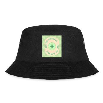 Save The Manuals Design für Petrolheads - grün - Bucket Hat - Schwarz - Vorne - Lela (165cm)