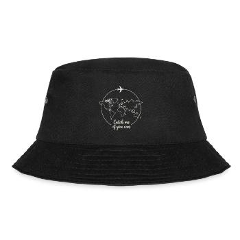 Catch me Travel Design - Bucket Hat - black - Front - Lela (165cm)