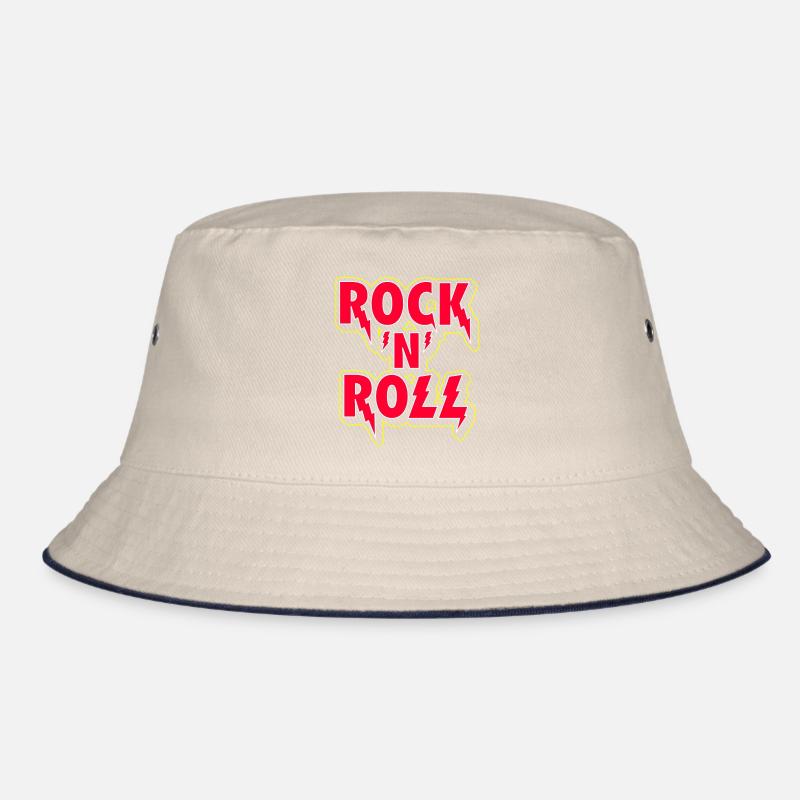 Rock 'N' Roll 3D Logo Bucket Hat