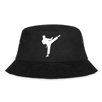 Coup de pied haut en silhouette d’arts martiaux - Bob - noir - Devant - Lela (165cm)
