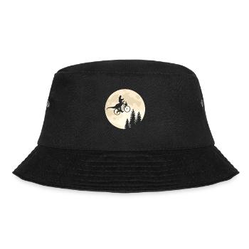 Dino Bicycle Moon Vintage - Bucket Hat - black - Front - Lela (165cm)