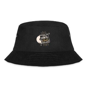 Vinyl-Club-Plattenliebhaber analoge Musik - Bucket Hat - Schwarz - Vorne - Lela (165cm)
