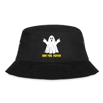 Lustig, buh! Halloween-Geist - Bucket Hat - Schwarz - Vorne