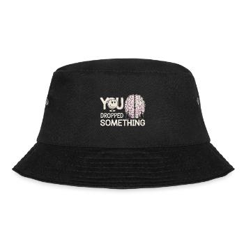 You Dropped Something 15 - Bucket Hat - Schwarz - Vorne - Lela (165cm)
