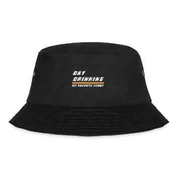 Day drinking is my favorite hobby - Bucket Hat - black - Front - Lela (165cm)