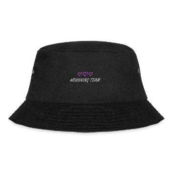 Running Team herzchen - Bucket Hat - Schwarz - Vorne - Lela (165cm)