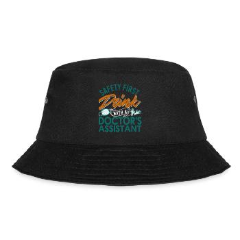 Physician Assistant - Bucket Hat - black - Front - Lela (165cm)