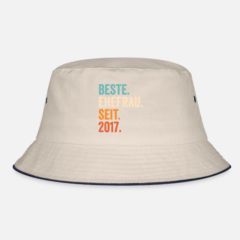 Beste Ehefrau Seit 2017 4. Hochzeitstag 4 Jahre Bucket Hat