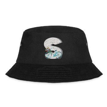 fahrrad e 100 s - Bucket Hat - Schwarz - Vorne - Lela (165cm)