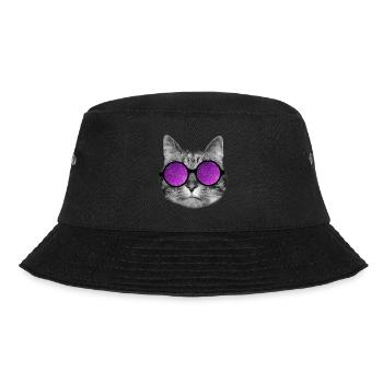 Space kitty - Bucket Hat - black - Front - Lela (165cm)
