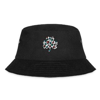 St Patrick’s day, Shamrock, Clover Distressed - Bucket Hat - black - Front - Lela (165cm)