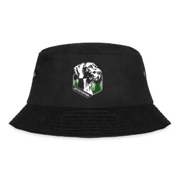 Deutsch Kurzhaar Jagdhunde Portait Hund Wilsigns - Bucket Hat - Schwarz - Vorne - Lela (165cm)