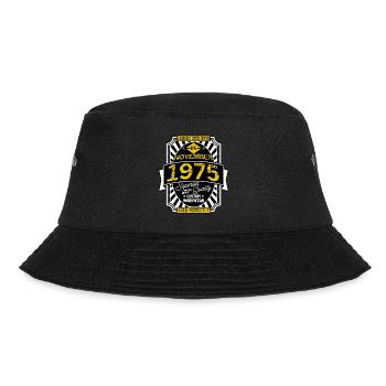 NOVEMBER 1975 - Bucket Hat - Schwarz - Vorne - Lela (165cm)