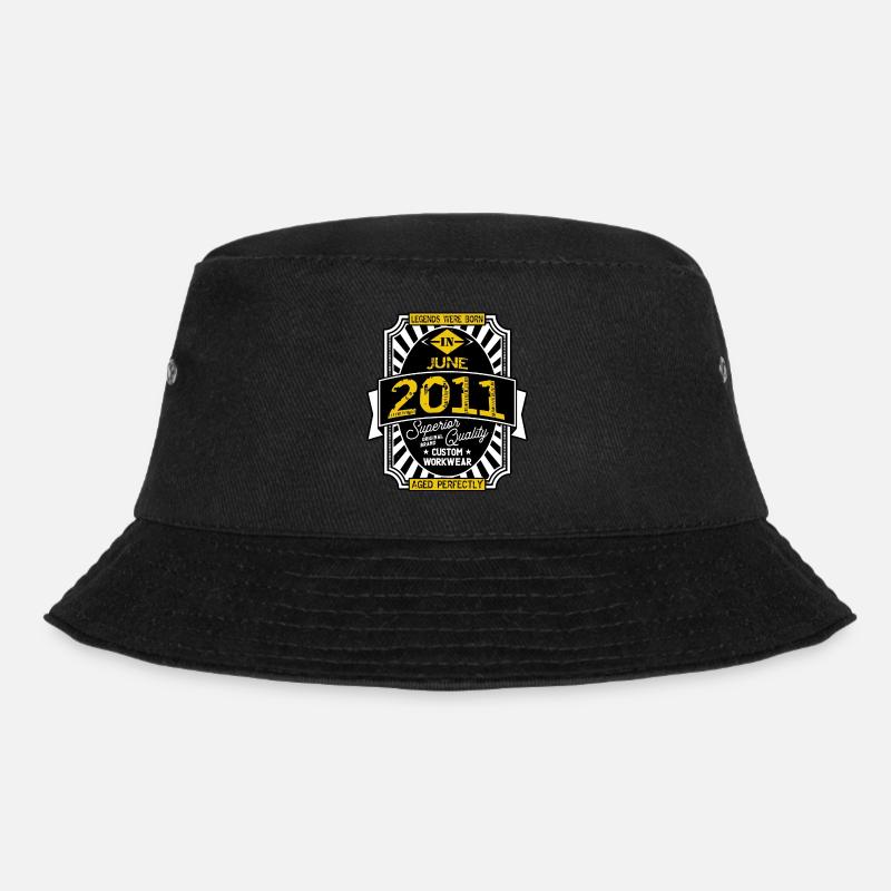 2011 JUNE - Bucket Hat - black