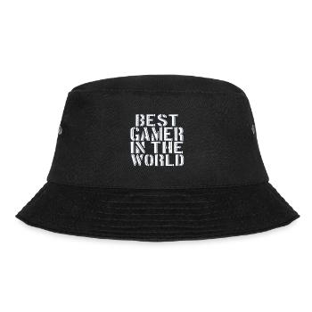 Best Player World Video Games Fan Gift Idea - Bucket Hat - black - Front - Lela (165cm)