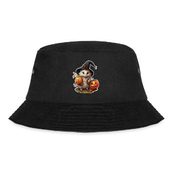 Cute Halloween Monster - Bucket Hat - black - Front - Lela (165cm)