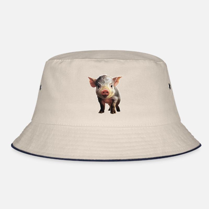 Adorable piglet Bucket Hat