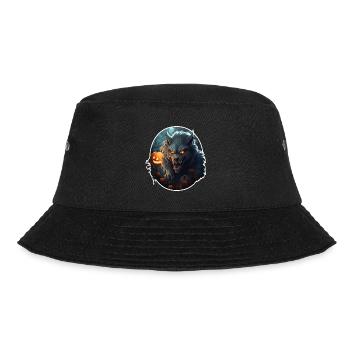 Werewolf Halloween - Bucket Hat - black - Front - Lela (165cm)
