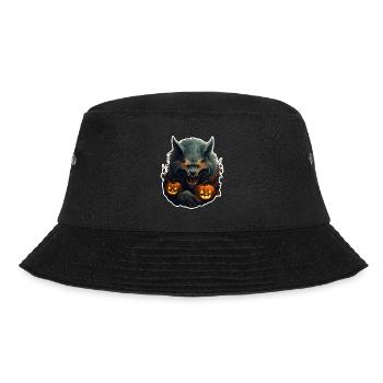 Werewolf Halloween - Bucket Hat - black - Front - Lela (165cm)