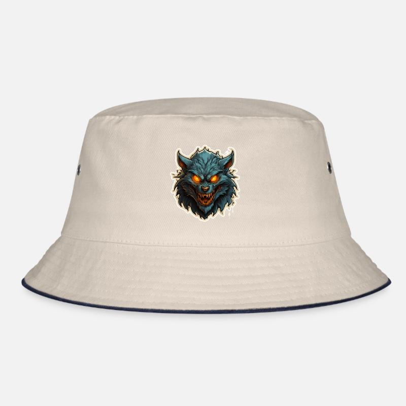 Halloween Werwolf Bucket Hat