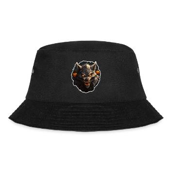 Werewolf Halloween - Bucket Hat - black - Front - Lela (165cm)