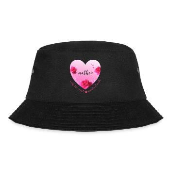 mother Mummy mom mama - Bucket Hat - Schwarz - Vorne - Lela (165cm)