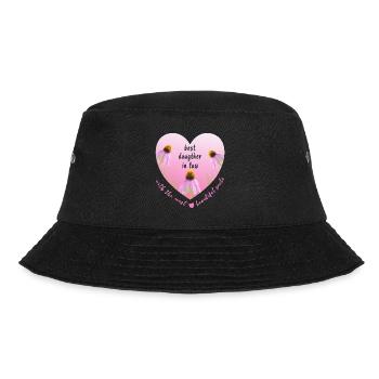 best daugther in law - Bucket Hat - Schwarz - Vorne - Lela (165cm)
