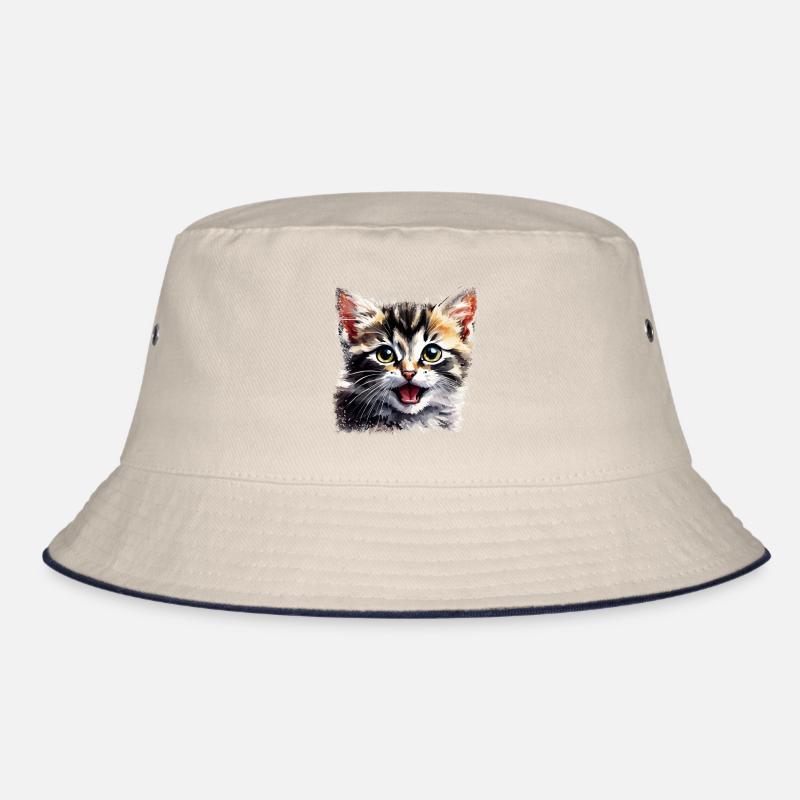 Mignon design de chaton à l’aquarelle n°005 Bob