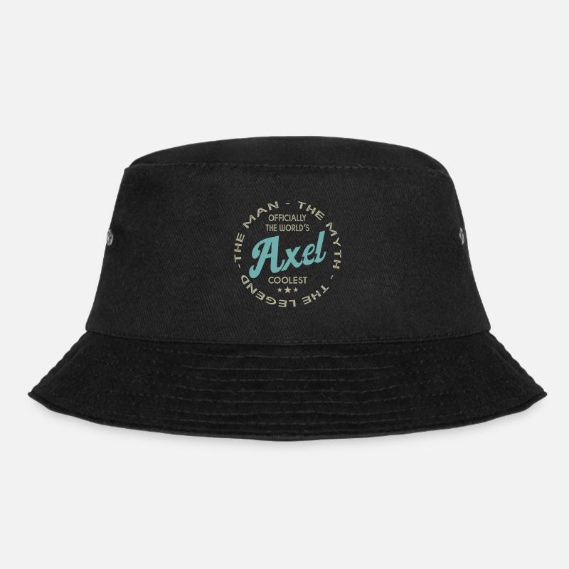 AXEL Namensgeschenk T-Shirt personalisiert Axel - Bucket Hat - Schwarz