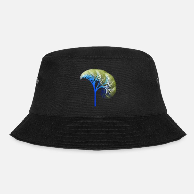 Fraktal #97 - Bucket Hat - Schwarz