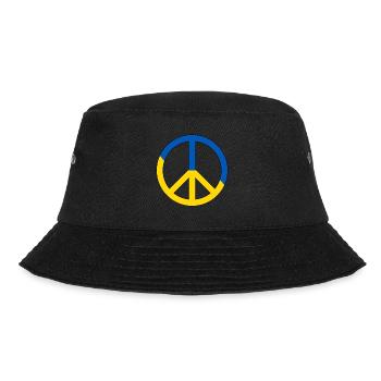 Peace Peace Symbol Peace Sign Ukrainian - Bucket Hat - black - Front - Lela (165cm)