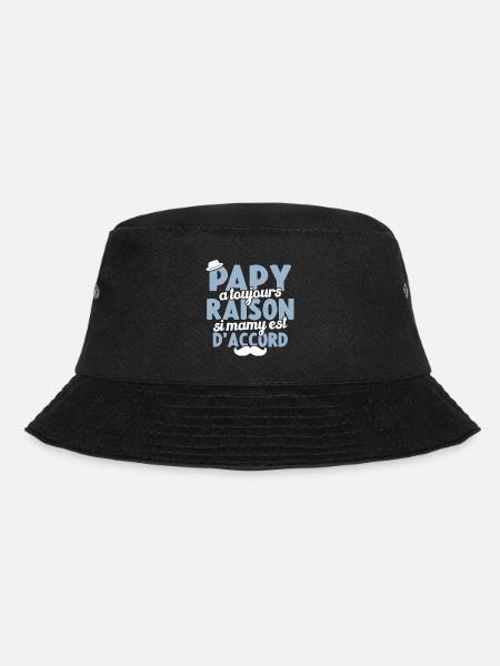 Papy A Toujours Raison Si Mamy Est D'accord - Bob - noir