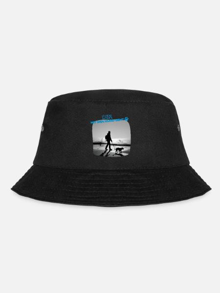 Der mit dem Hund geht - Bucket Hat - Schwarz
