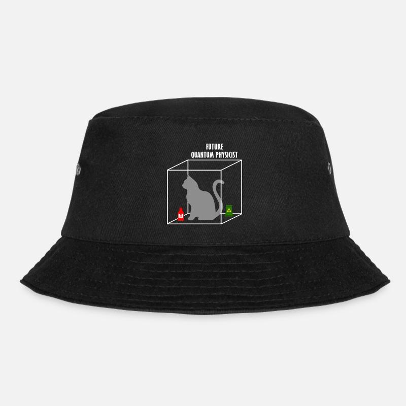 Quantum Physics Science Student Physicist Gift - Bucket Hat - black