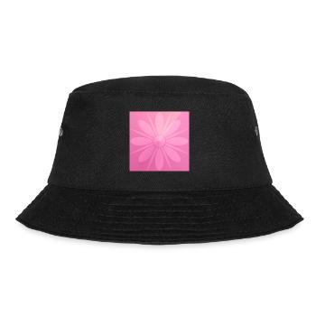 Pinke Blume Schön Geschenk - Bucket Hat - Schwarz - Vorne - Lela (165cm)