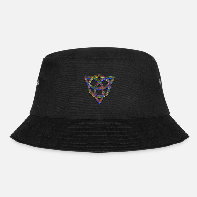 Triskel Relief - Bucket Hat - Schwarz